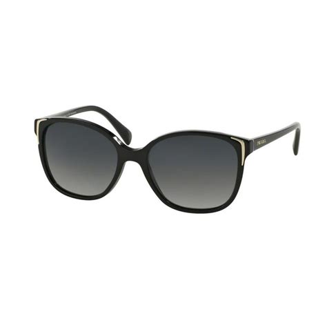 Prada PR 01OS Conceptual Black Sunglasses 